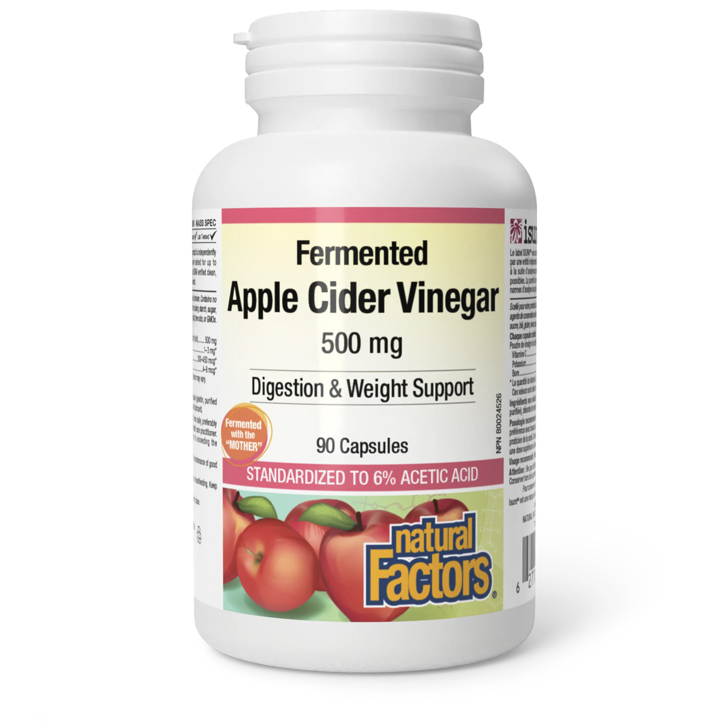 NF CIDER VINEGAR 500MG 90'S