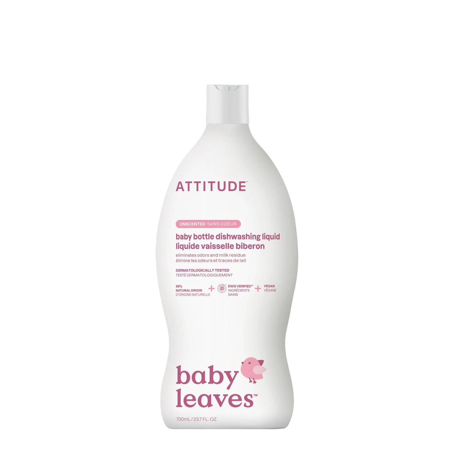 ATTITUED DISHWASHING BABY BOTTLE LIQUID 700ML