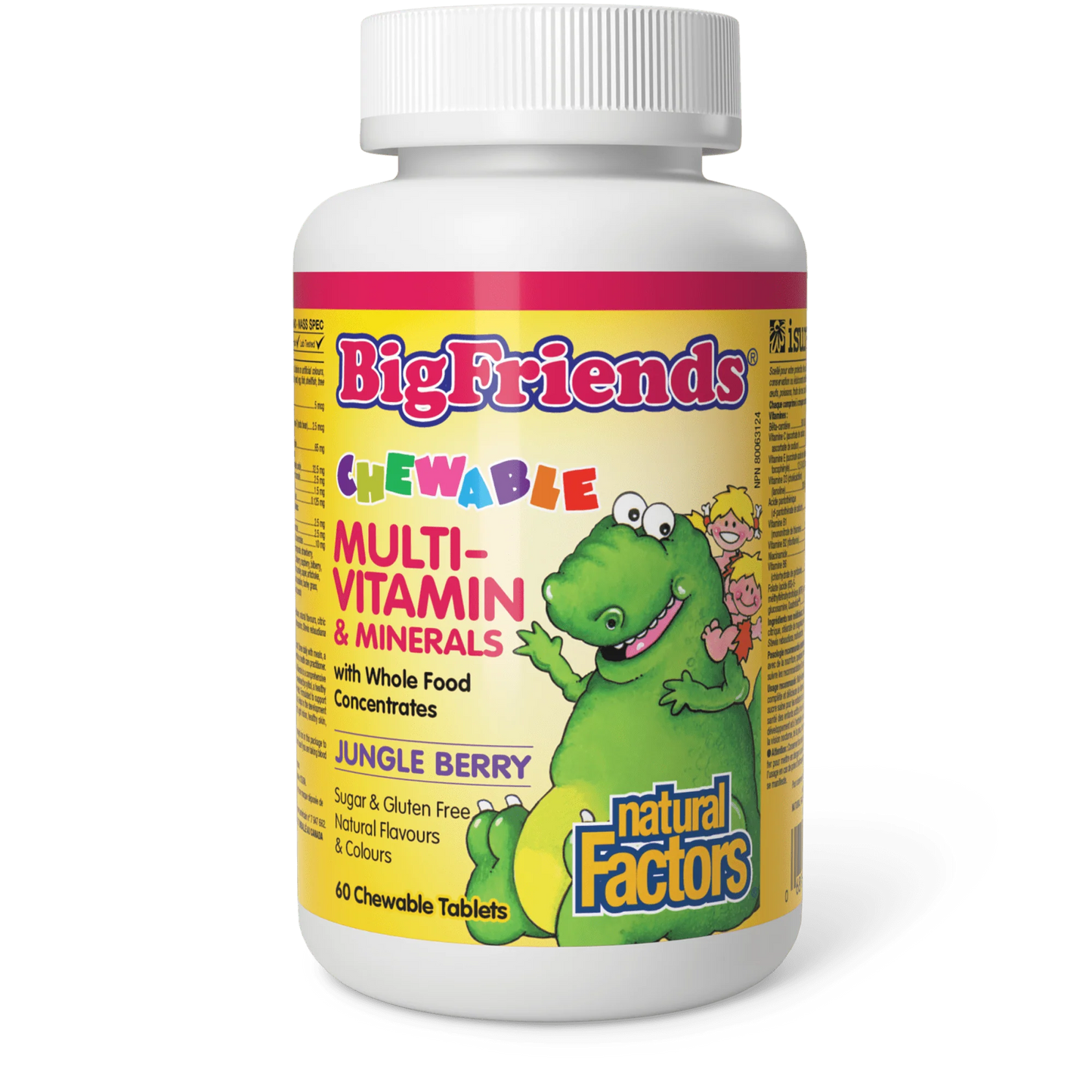 NF BIGFRIENDS CHEWABLE MULTI 60'S JUNGLE BERRY