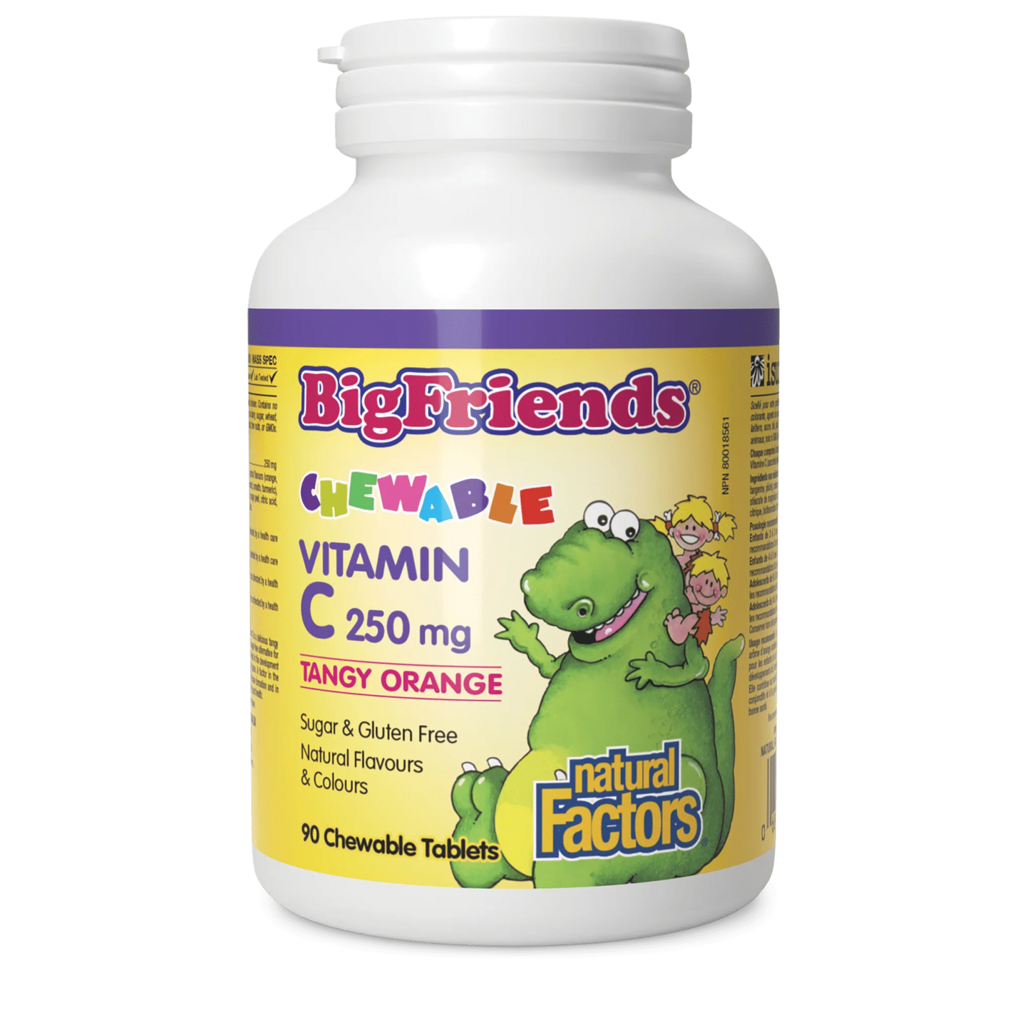 NF BIGFRIENDS CHEWABLE VIT C 250MG ORANGE 90'S