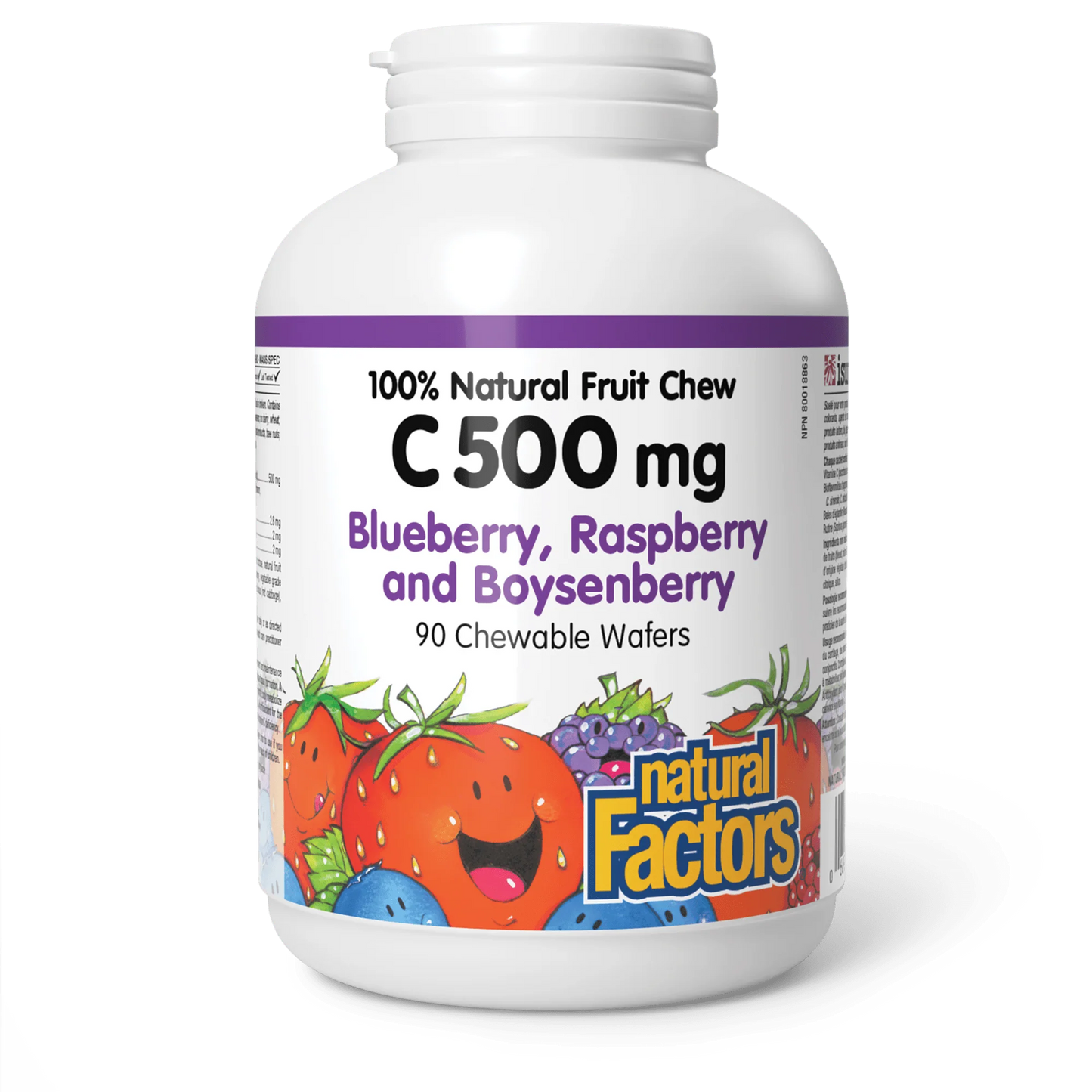 NF VIT.C CHEW 500MG 90'S MIXED BERRY