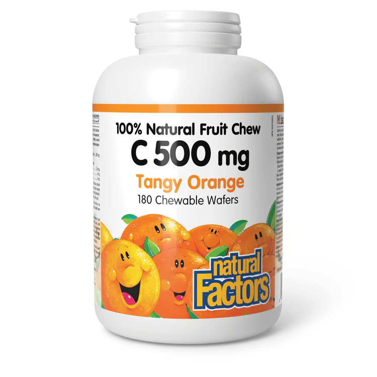 NF VIT.C 500MG CHEWABLE ORANGE 180'S