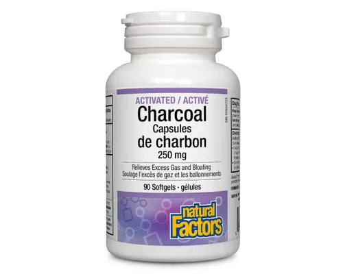 NF ACTIVATED CHARCOAL 250MG 90'S