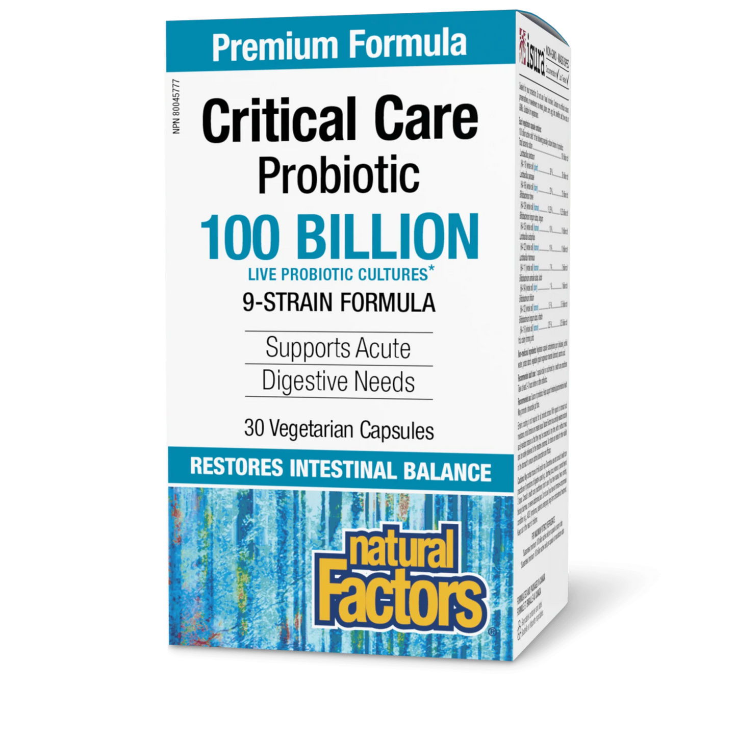 NF CRITICAL PROBIOTIC 100B 30'S