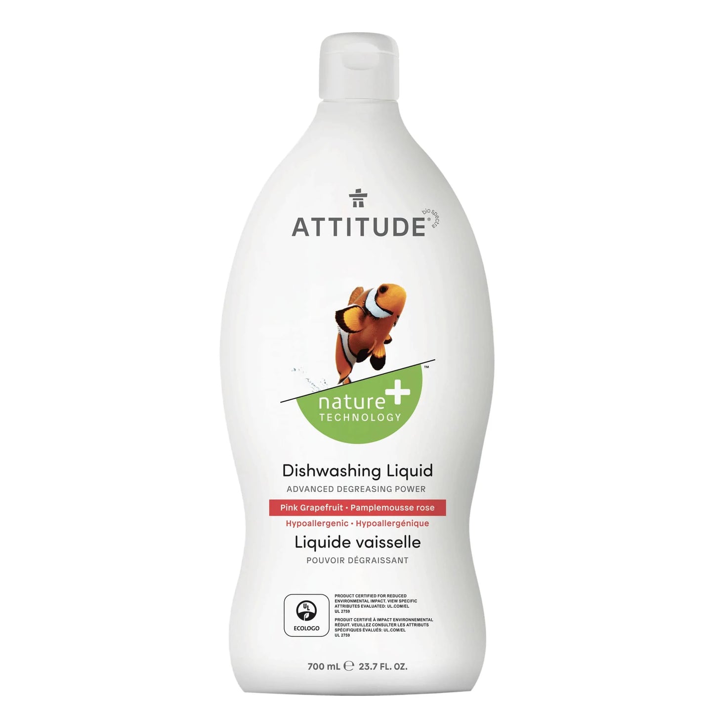 ATTITUDE DISHWASHING LIQUID GRAPEFRUIT 700ML