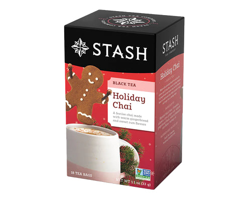 STASH TEA HOLIDAY CHAI BLACK TEA 33G