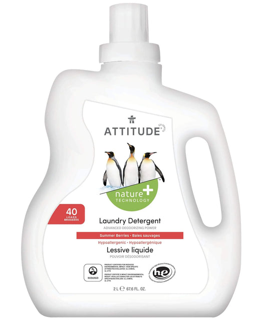 ATTITUDE LAUNDRY DETERGENT SUMMER BERRIES 2L