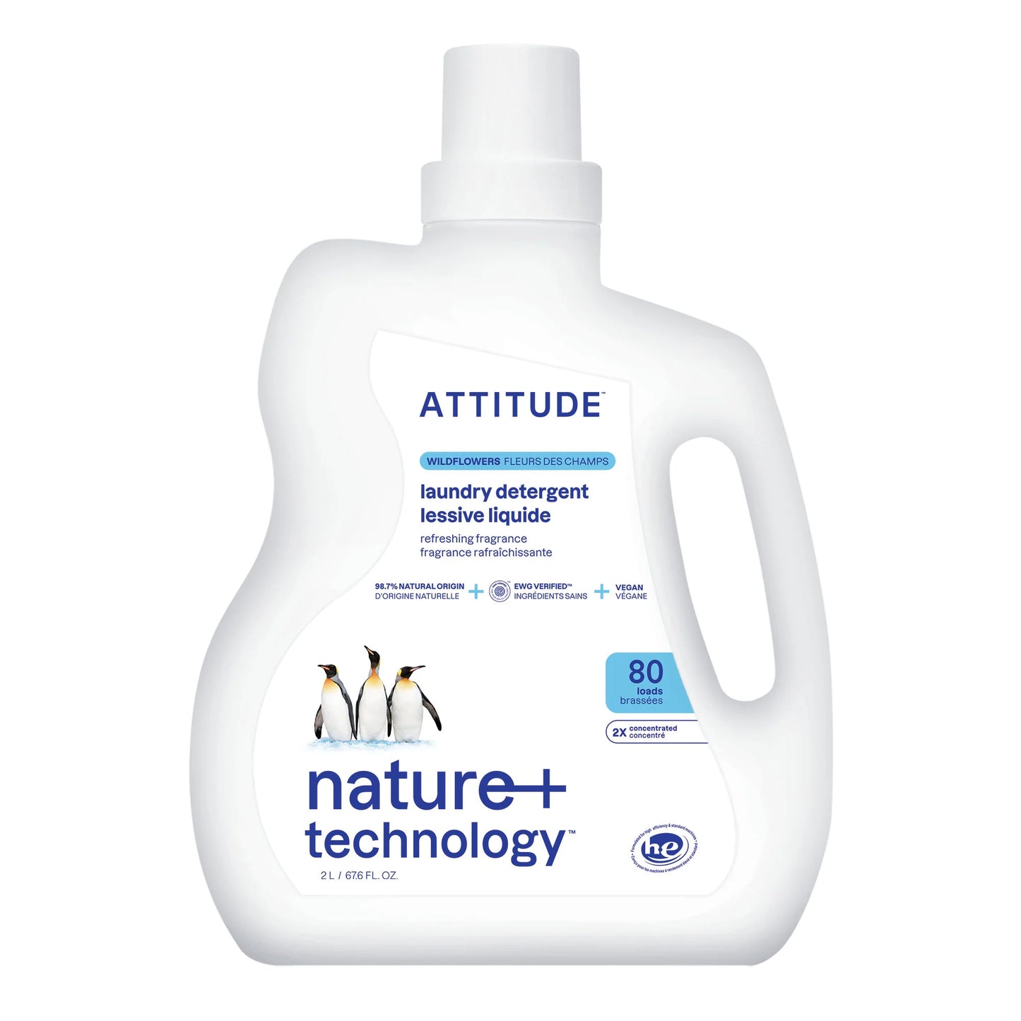 ATTITUDE LAUNDY DETERGENT WILDFLOWERS 2L