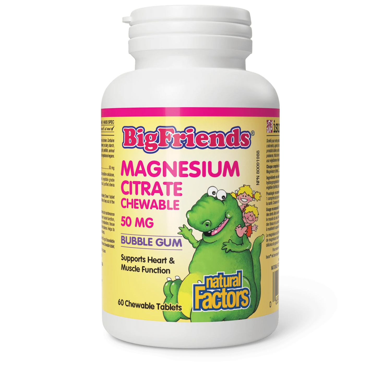 NF BIG FRIENDS MAGNESIUM CITRATE CHEWABLE 60'S