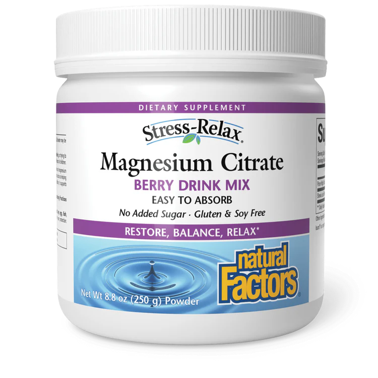 NF MAGNESIUM CITRATE POWDER 250G BERRY