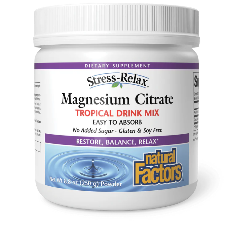 NF MAGNESIUM CITRATE POWDER 250G TROPICAL