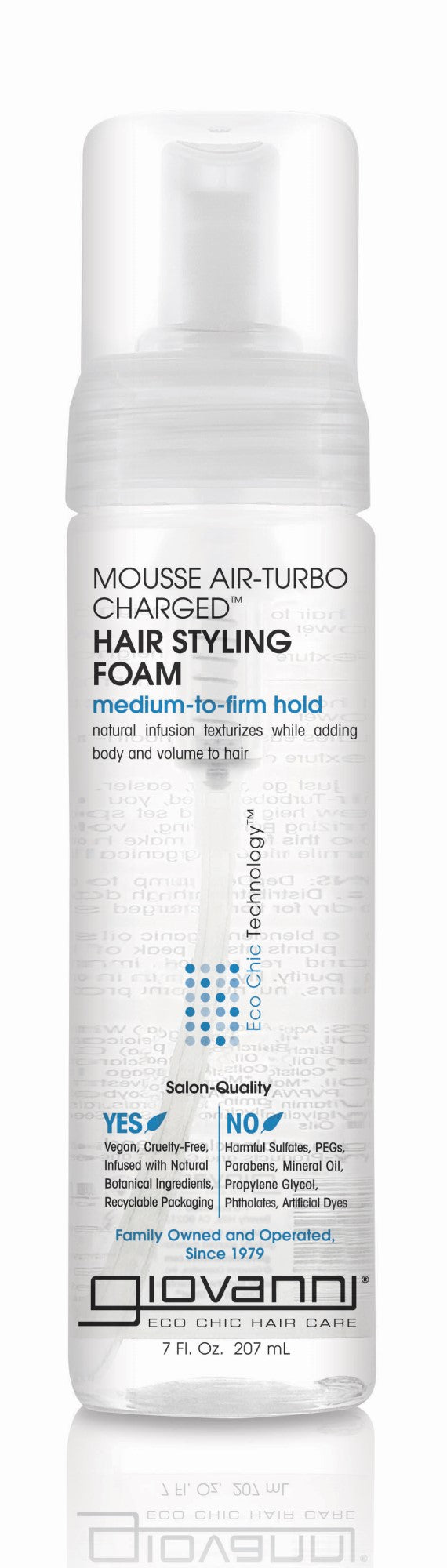 GIOVANNI MOUSSE MED TO FIRM HOLD 207ML