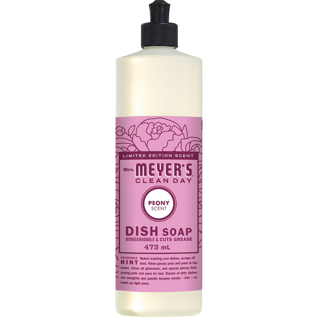 MRS.MYER'S DISH SOAP PEONY 473ML