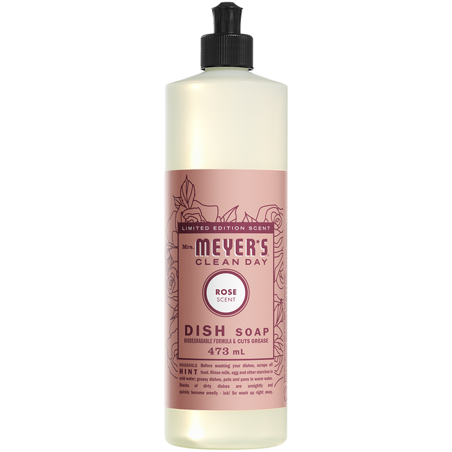 MRS.MYER'S DISH SOAP ROSE 473ML