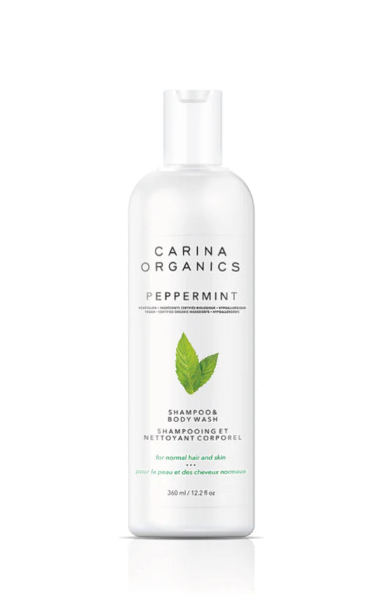 CARINA SHAMPOO & BODY WASH PEPPERMINT 360ML