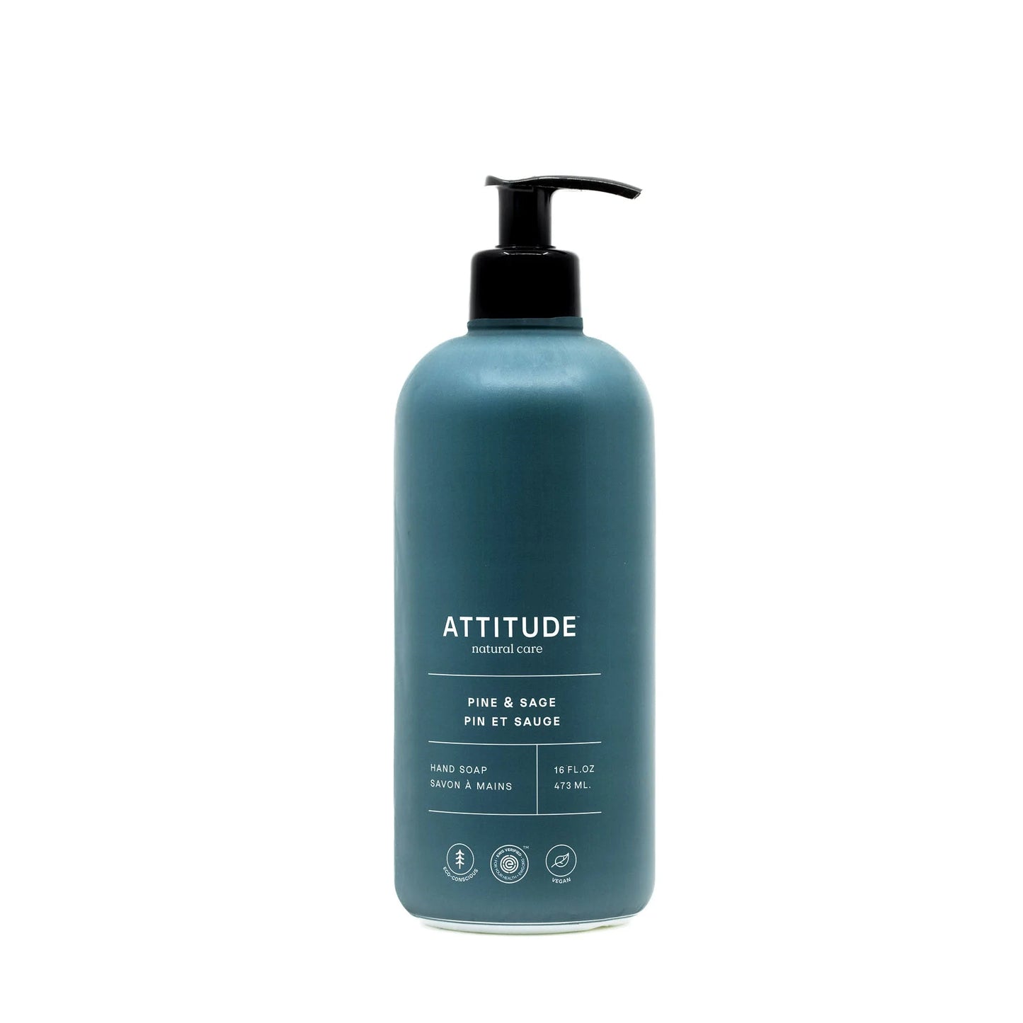 ATTITUDE HAND SOAP PINE & SAGE 473ML