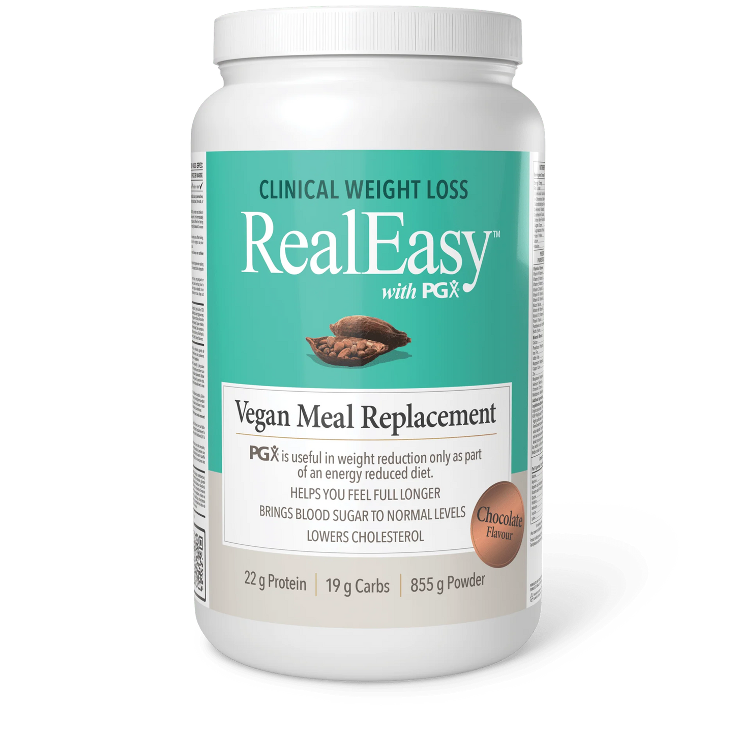 NF REAL EASY VEGAN MEAL REPLACEMENT CHOCOLATE 855G