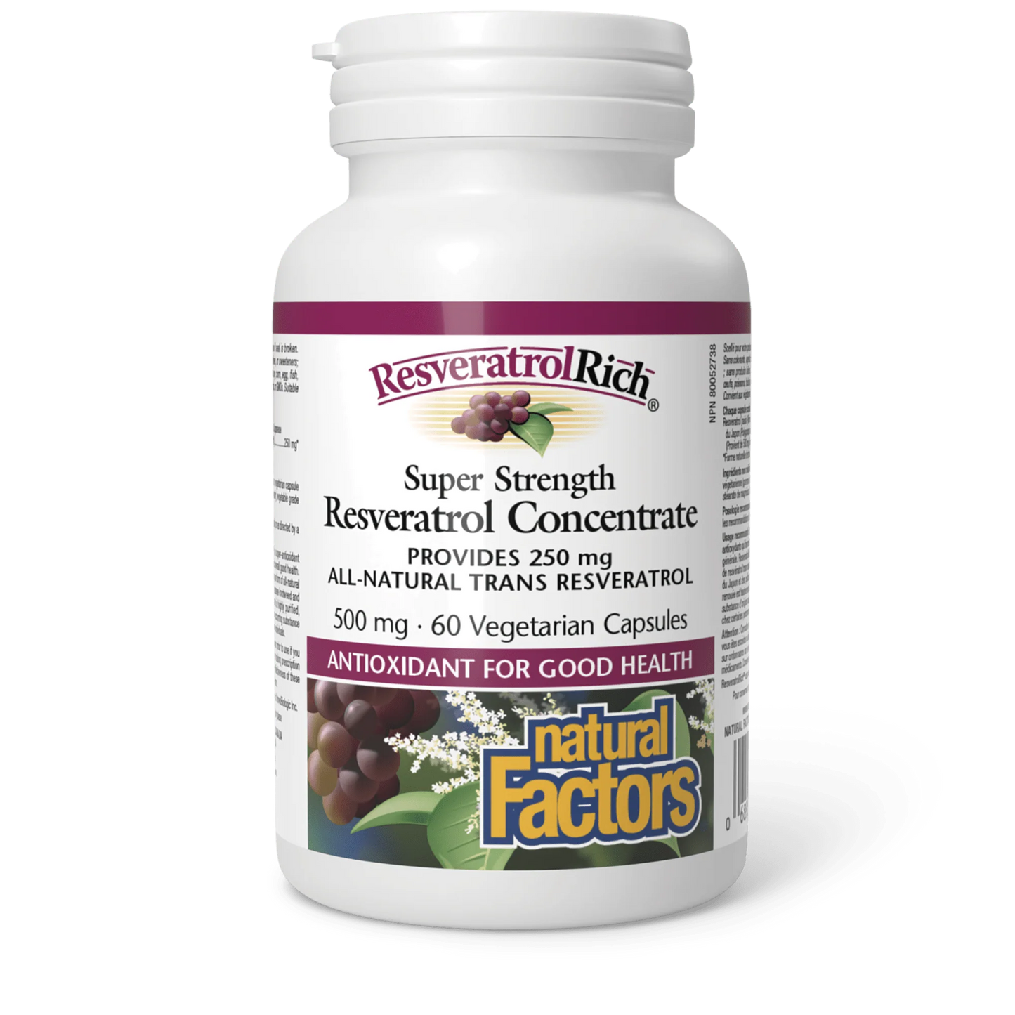 NF RESVERATROL CONCENTRATE 500MG 60'S