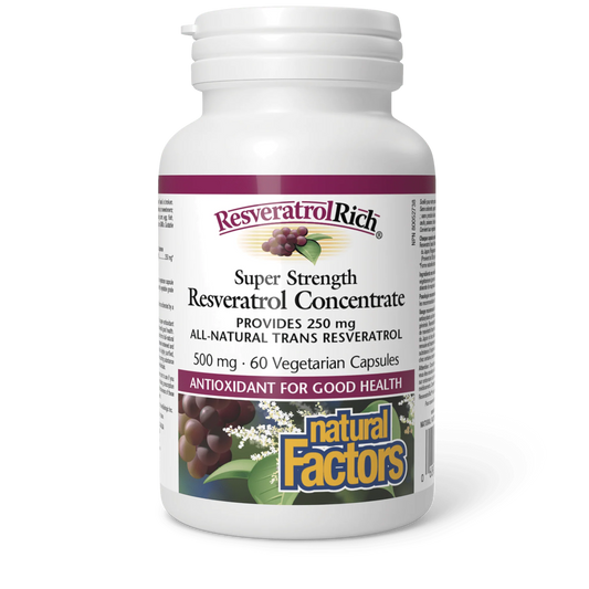 NF RESVERATROL CONCENTRATE 500MG 60'S