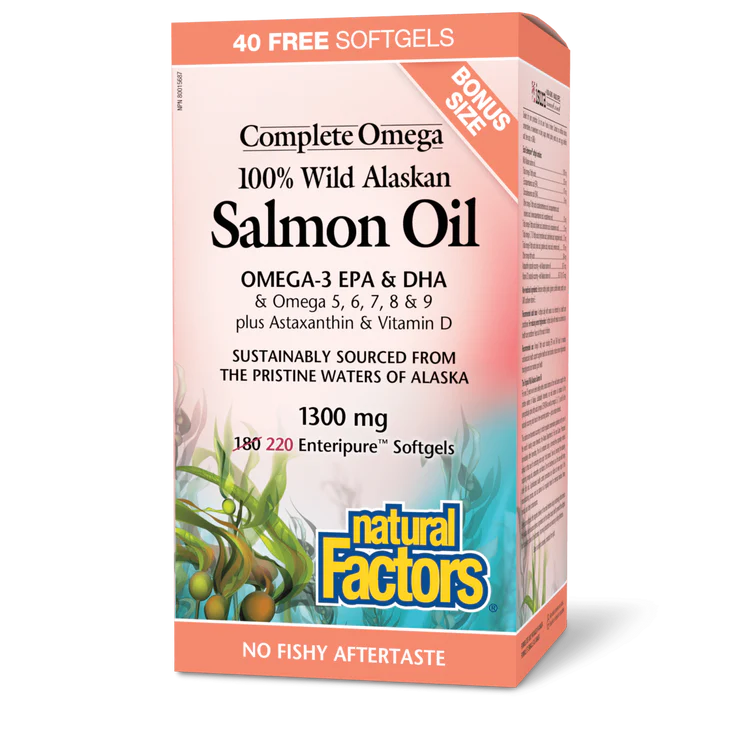 NF WILD ALASKAN SALMON OIL 220'S BONUS