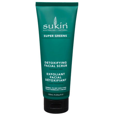 SUKIN SUPER GREENS FACIAL SCRUB 125ML