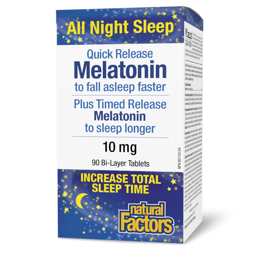 NF MELATONIN BI-LAYER 10MG 90'S