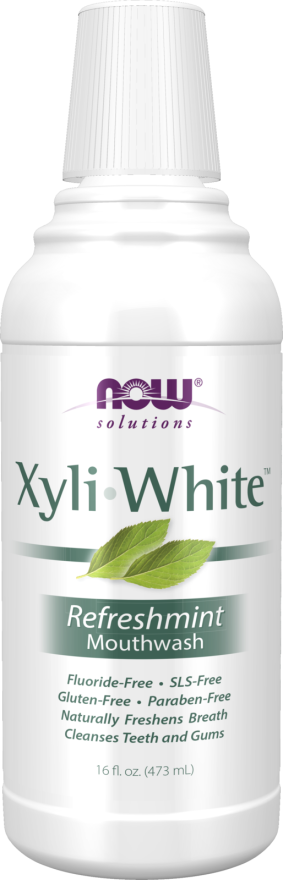 NOW XYLIWHITE MOUTHWASH REFRESHMINT 473ML