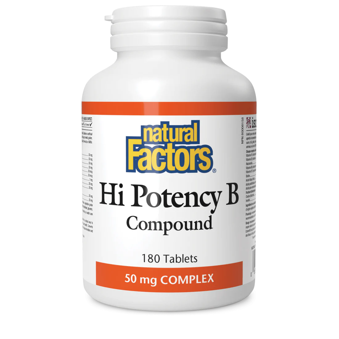 NF HI POTENCY B COMPOUND 50 MG 180'S