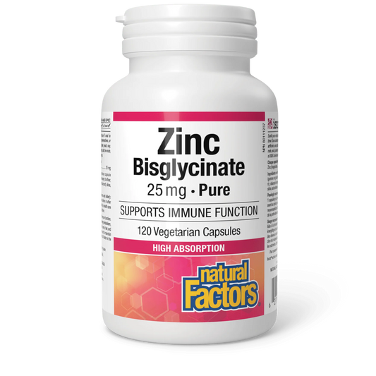 NF ZINC BIGLYCINATE 25MG 120'S